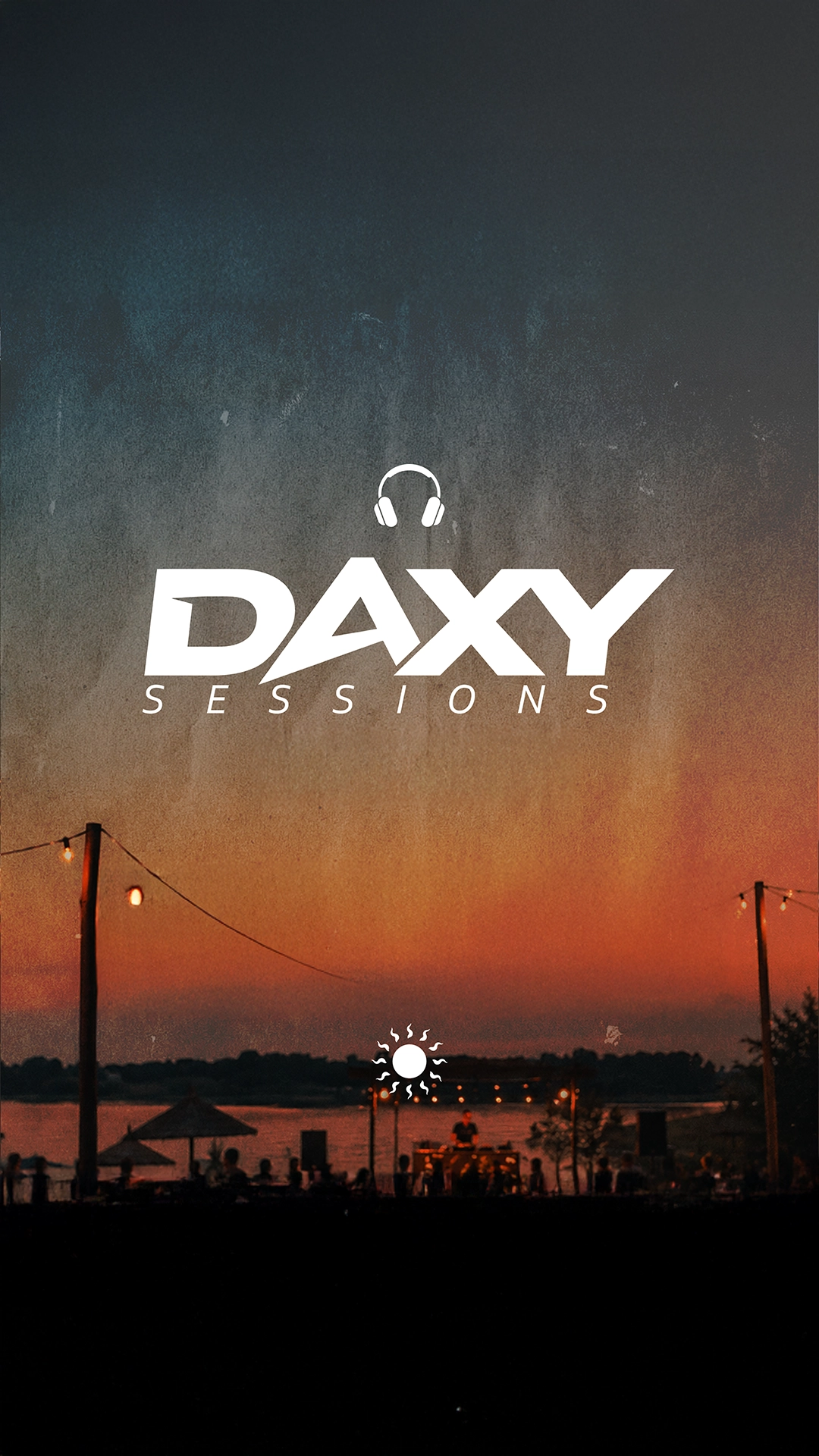 Plakat Daxy Sessions w Beach Barze Łąka